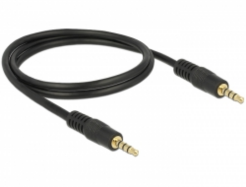 Picture of Delock 83435 cable 3.5mm Jack to Jack 1.0m