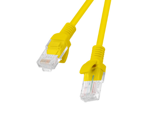 Picture of Lanberg PATCHCORD CAT5E 1M YELLOW