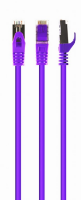 Picture of Gembird S/FTP Cat. 6A LSZH patch cord purple, 0.5 m PP6A-LSZHCU-V-0.5M