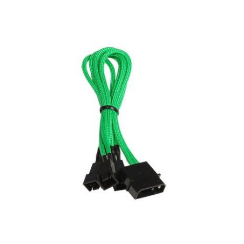 Picture of BitFenix Molex 3x3pin sleeved green/blk