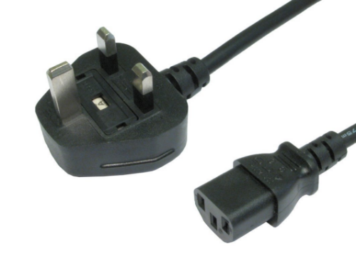 Picture of TapeCom UK 3-Pin > C13 Power Cord 1.8m    JL-49A/JL-38C