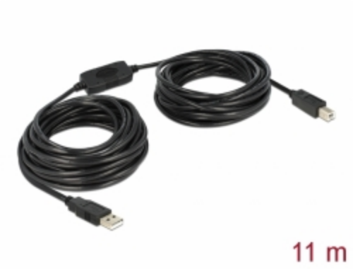 Picture of Delock 82915 Cable USB 2.0 Type-A male >  USB 2.0 Type-B male 11 m