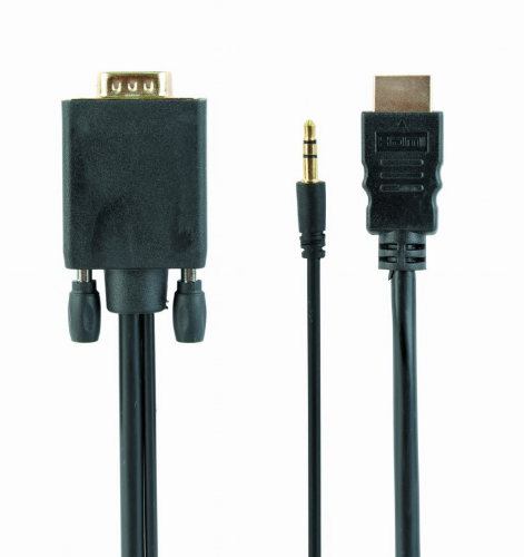 Picture of Gembird HDMI to VGA + Audio adapt. Cable A-HDMI-VGA-03-6
