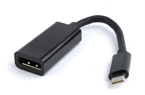Picture of Gembird Usb-C to Display Port Adapter, Black A-CM-DPF-01