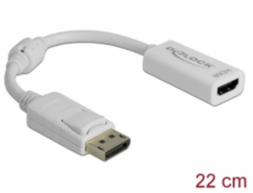 Picture of Delock 61767 Display Port 1.1 male > HDMI Female Passive white