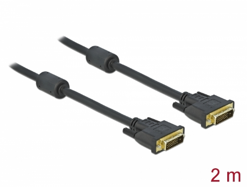 Picture of Delock 83190 Cable DVI 24+1>DVI 2m
