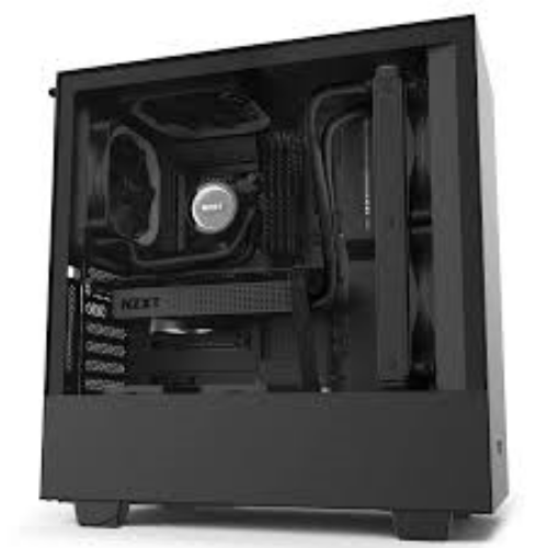 Picture of NZXT H510i Compact Mid Tower Black with  2x 120mm Case Fans 2x LED Strips