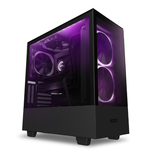 Picture of NZXT H510 Elite Compact Mid Tower Black  Matte with Smart Device 2 2x140mm RGB F
