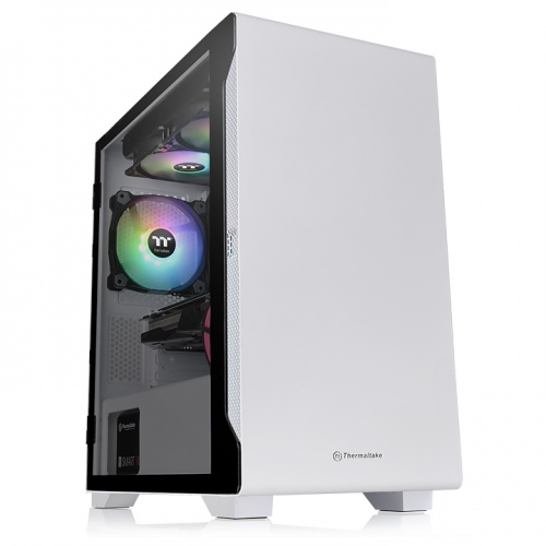 Picture of Thermaltake S100 TG White Micro Chasis Snow  CA-1Q9-00S6WN-00