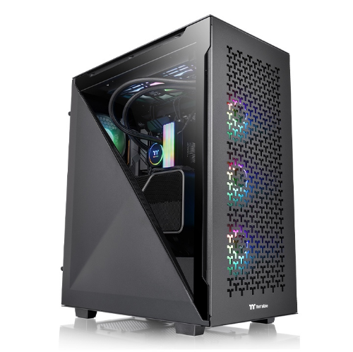 Picture of Thermaltake Divider 500TG Air Black SPCC Tempered Glass*2 Mesh Front & Top Panel CA-1T4-00M1WN-02