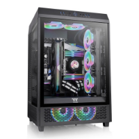 Picture of Thermaltake TT The Tower 500 SPCC Tempered Glass & 3x120mm Fans Black PC Case CA-1X1-00M1WN-00