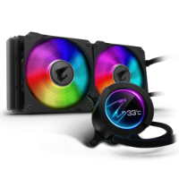 Picture of Gigabyte Aorus Liquid Cooler 280 RGB wit h LCD Display ARGB Fan