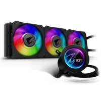 Picture of Gigabyte Aorus Liquid Cooler 360 RGB wit h LCD Display ARGB Fan