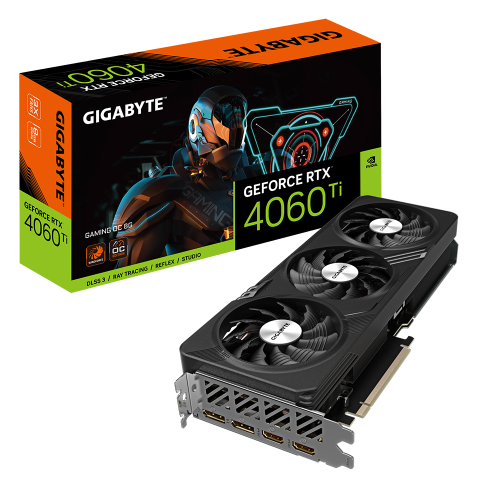 Picture of Gigabyte RTX 4060 Ti 8GB Gaming OC Graphics Card GV-N406TGAMING OC-8GD G10
