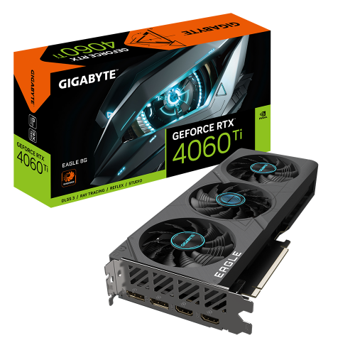 Picture of Gigabyte RTX 4060 Ti Eagle 8GB Video Card GV-N406TEAGLE-8GD 1.0