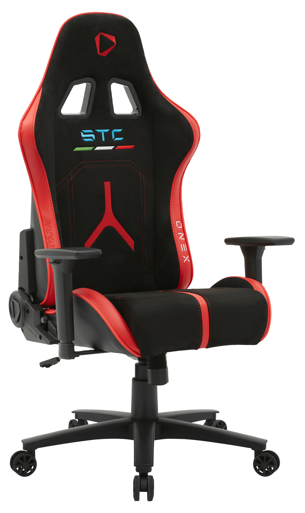 XPert. ONEX STC Alcantara L Series Gaming Chair Black/Red ONEXSTCALBR
