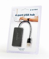 Picture of Gembird 4-port USB hub, black UHB-U2P4-04
