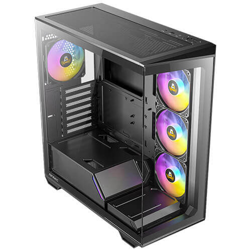 XPertAntec C3 Black ARGB MidTower Gaming Case w/ 4x120mm ARGB PWM