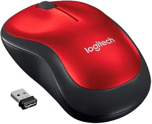 Logitech M185 Wireless 3-button Mouse M185 Red-Xpert.mt